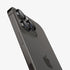 AGL05205 - iPhone 14 Pro / 14 Pro Max Optik Pro Lens Protector in black showing the device